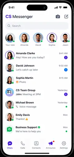CS Messenger Messages